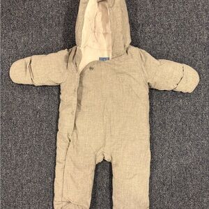 6M Jacadi Gray Baby Bunting Suit - NEW with tags!